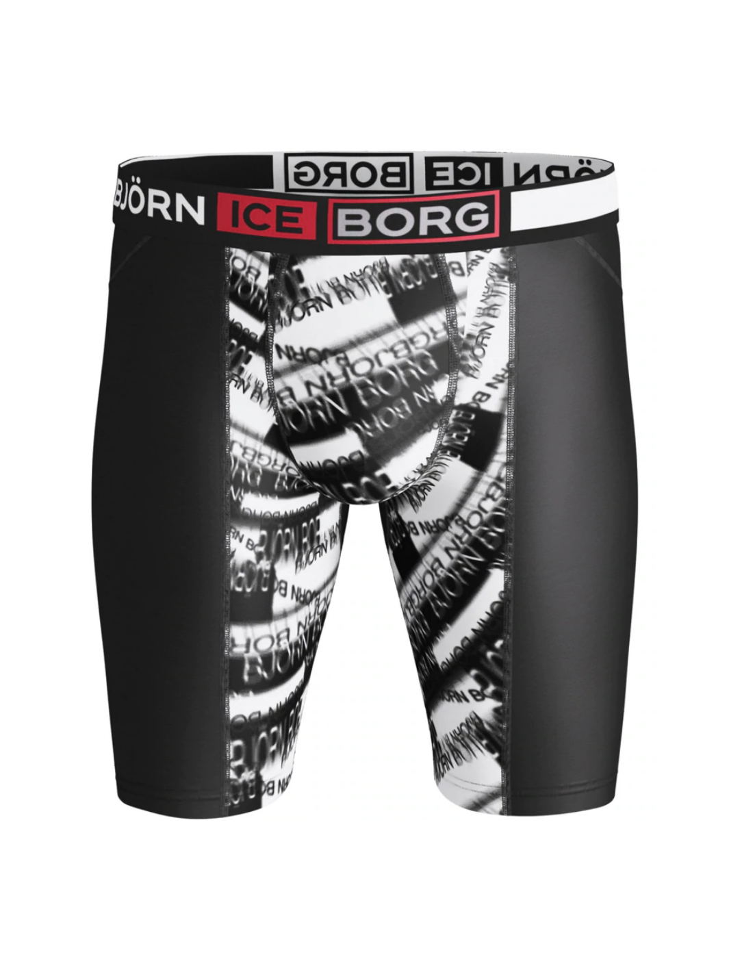 Svart Lång Björn Borg Ice Performance Shorts 1-pack
