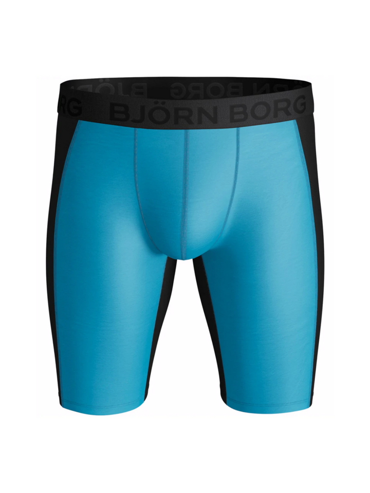 Ljusblå Lång Björn Borg Performance Boxershorts