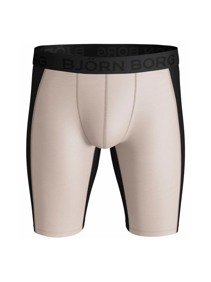 Beige Lang Björn Borg Performance Boxershorts