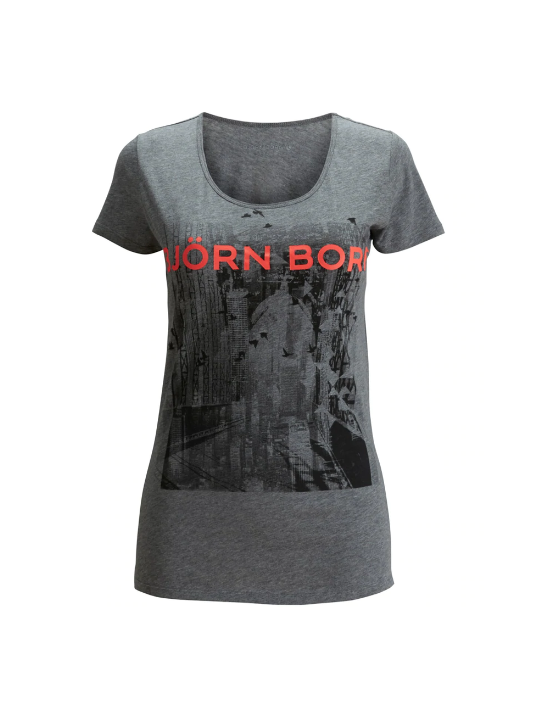 Grå Björn Borg dame T-shirt