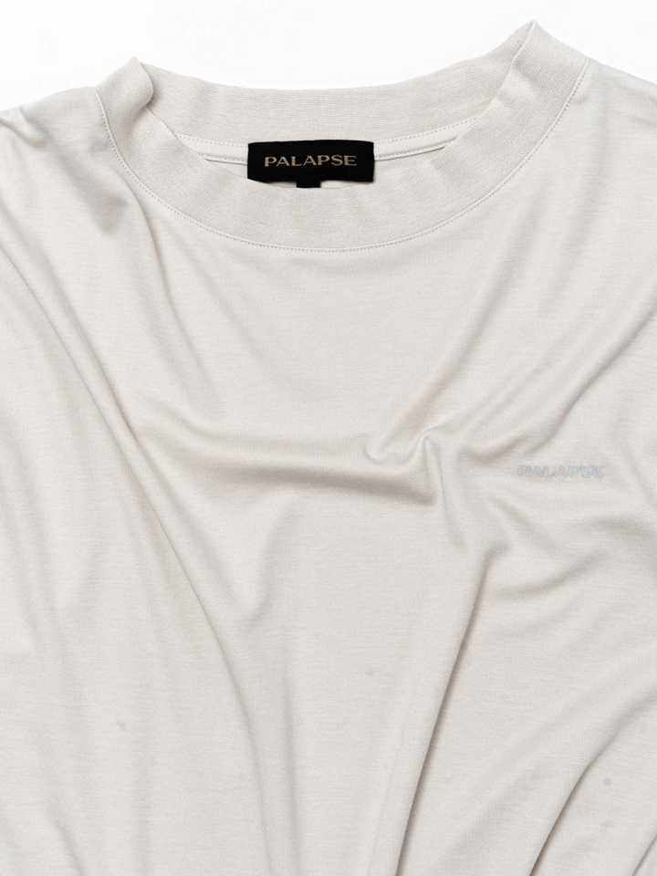 Långärmad Sand Palapse Lyocell T-shirt för män