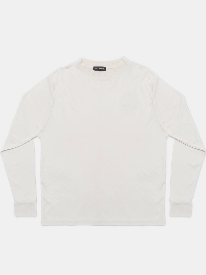 Långärmad Sand Palapse Lyocell T-shirt för män