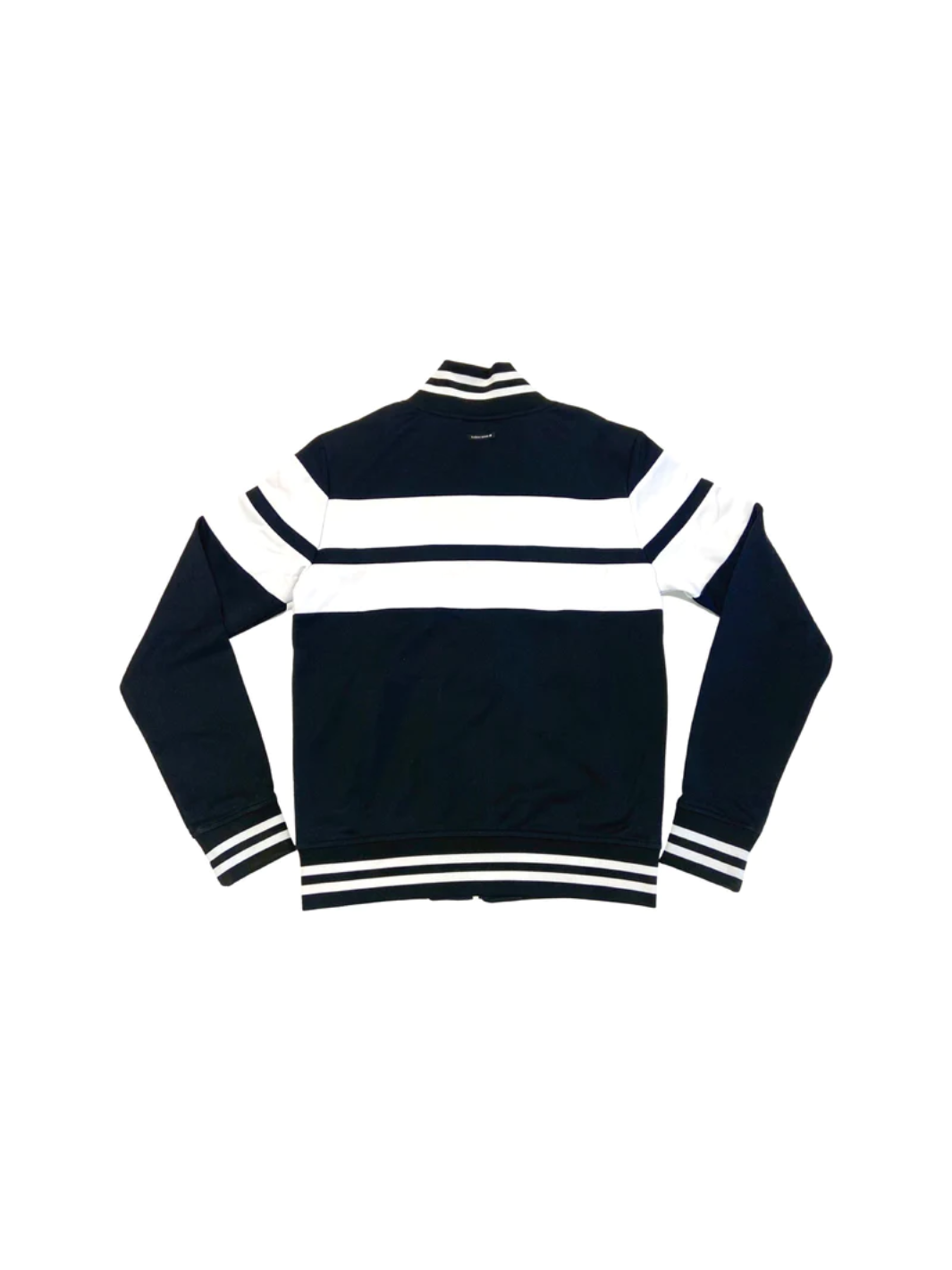 Svart/Vit Björn Sport cardigan med dragkedja