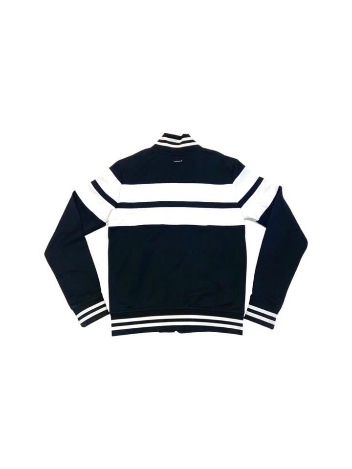 Svart/Vit Björn Sport cardigan med dragkedja