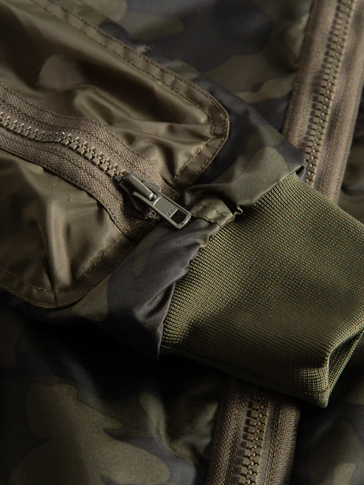 Cliff Bomber hoodiejacka för män