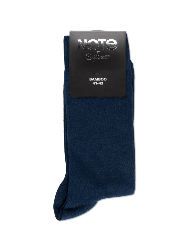 Mörkblå Note Bamboo Sock