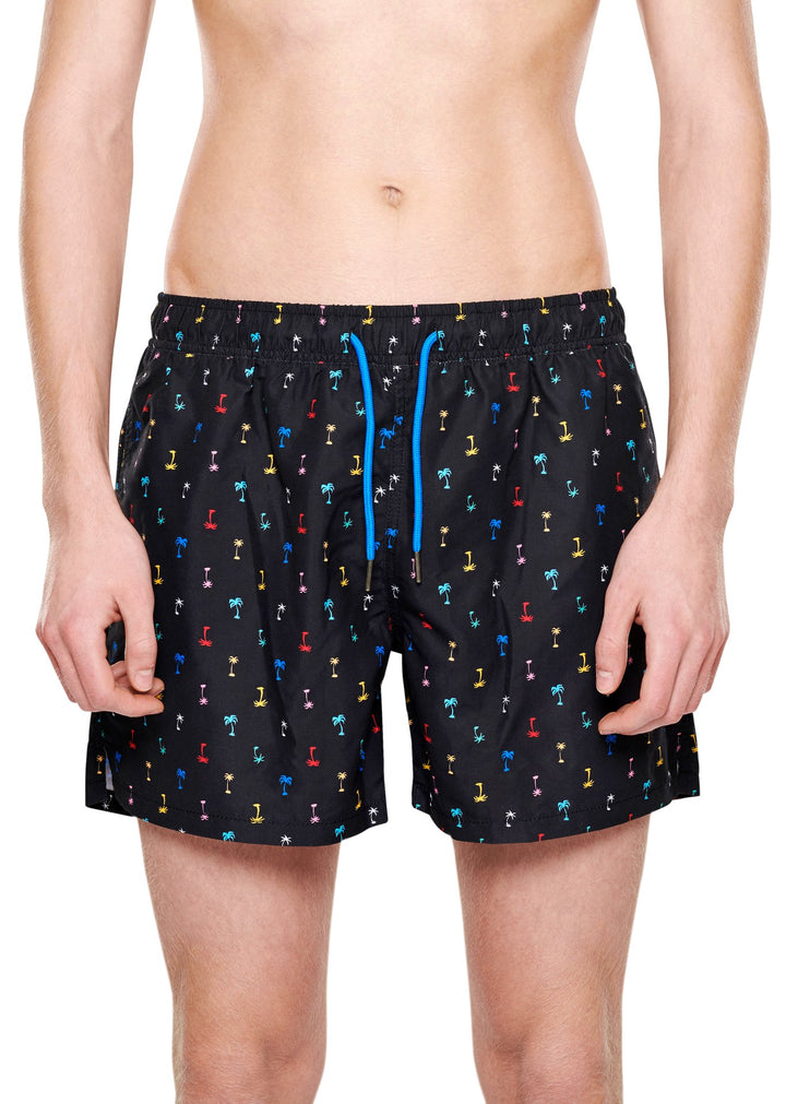 Svarta Happy Socks Palm Beach badshorts