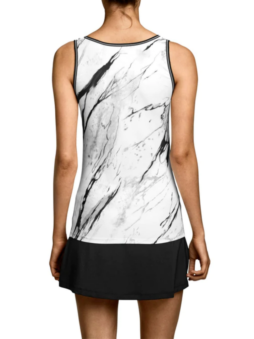 Hvid Björn Borg Pamela Tanktop I Marmor Mønster