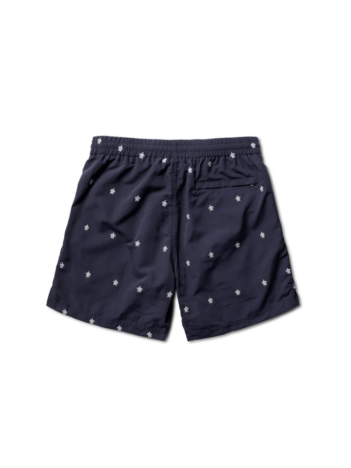 Marinblå Panos Emporio generösa badshorts för män