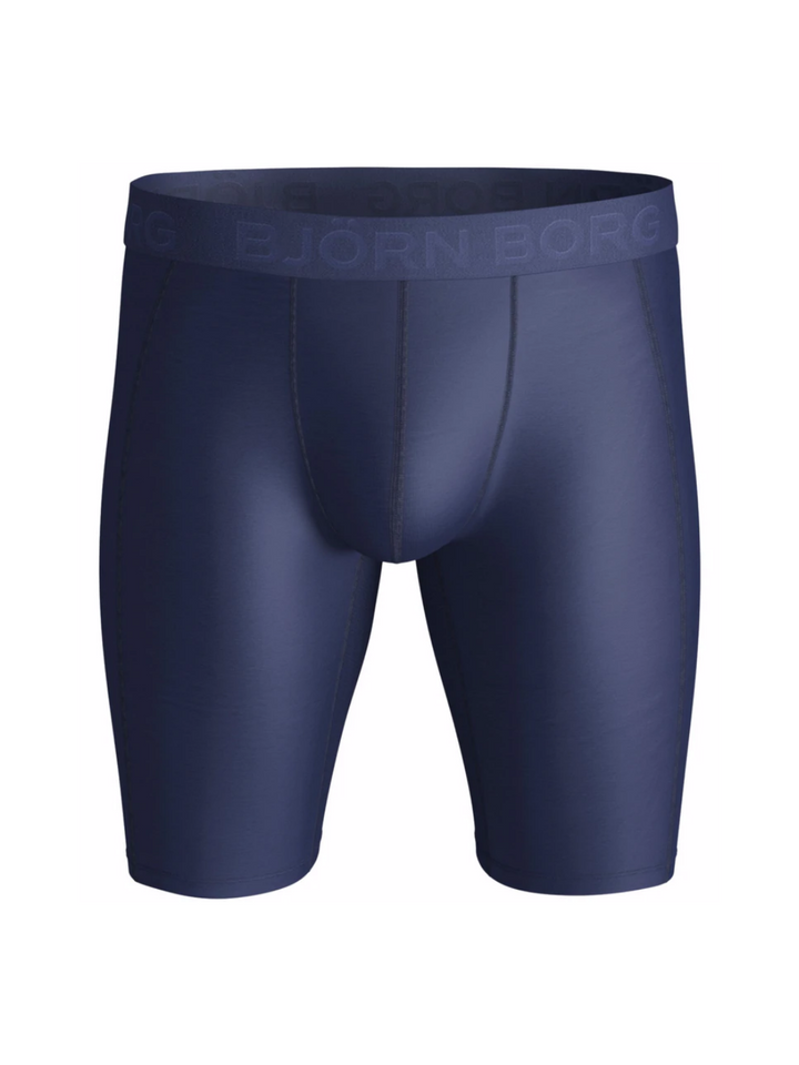 Mørkeblå Björn Borg Performance Long Boxershorts