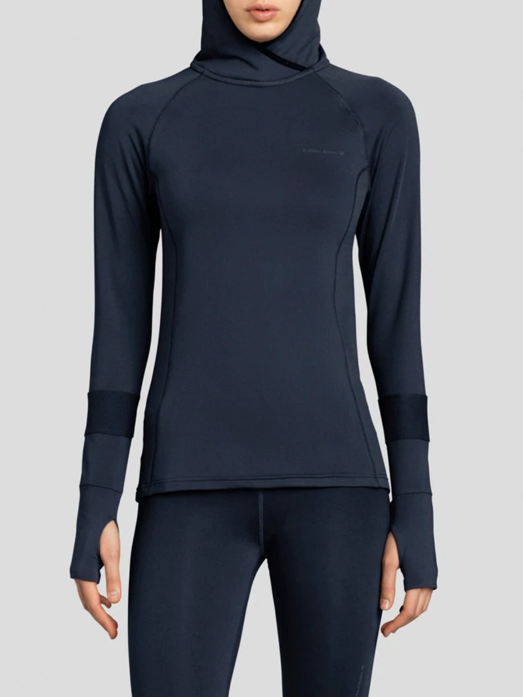 Mørkeblå Björn Borg Philipine  Performance Hoodie