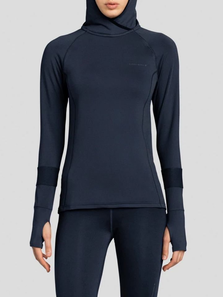 Mørkeblå Björn Borg Philipine  Performance Hoodie