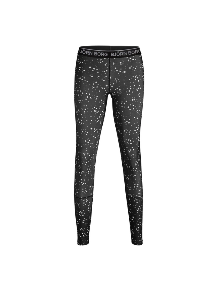 Sort Björn Borg Phoebe Tights Med Prikker