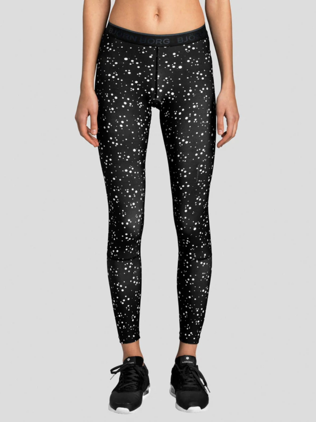 Sort Björn Borg Phoebe Tights Med Prikker
