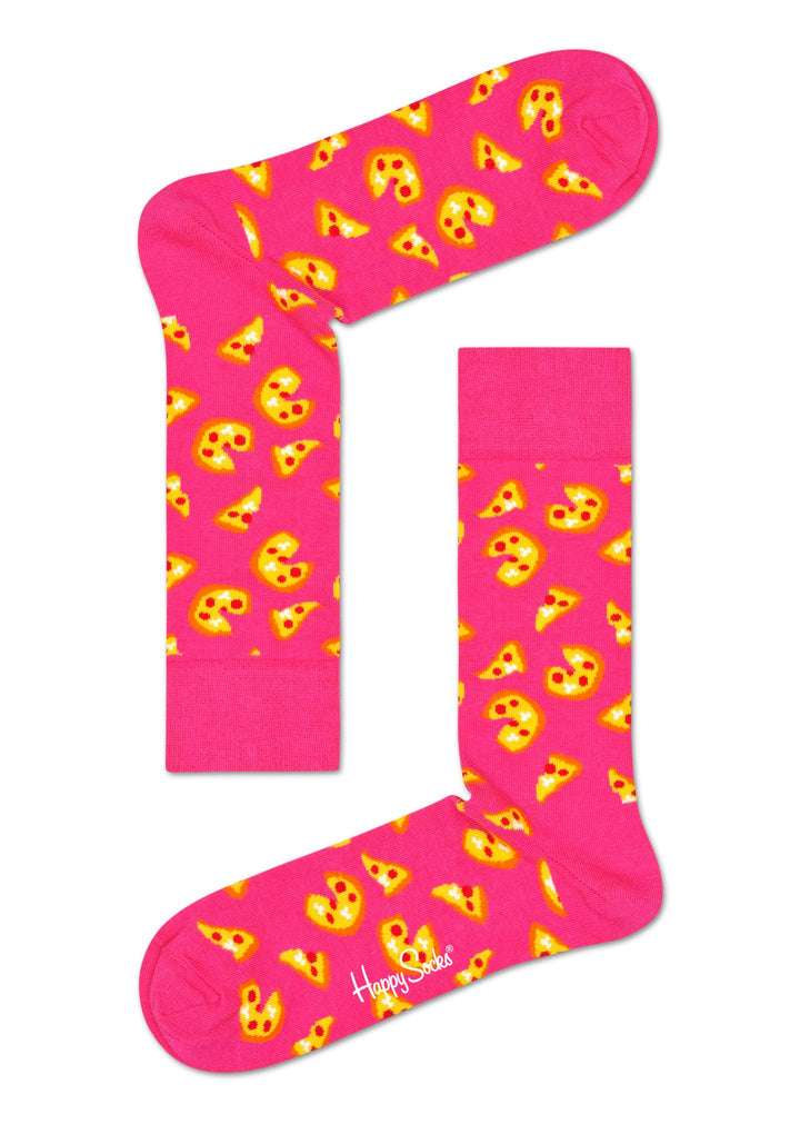 Rosa Happy Socks Pizzasocka för honom