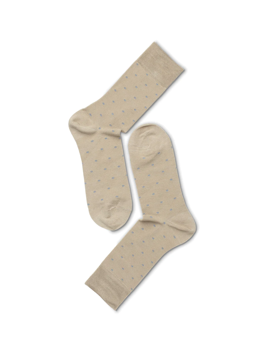 Prickig Beige Note Bamboo Sock