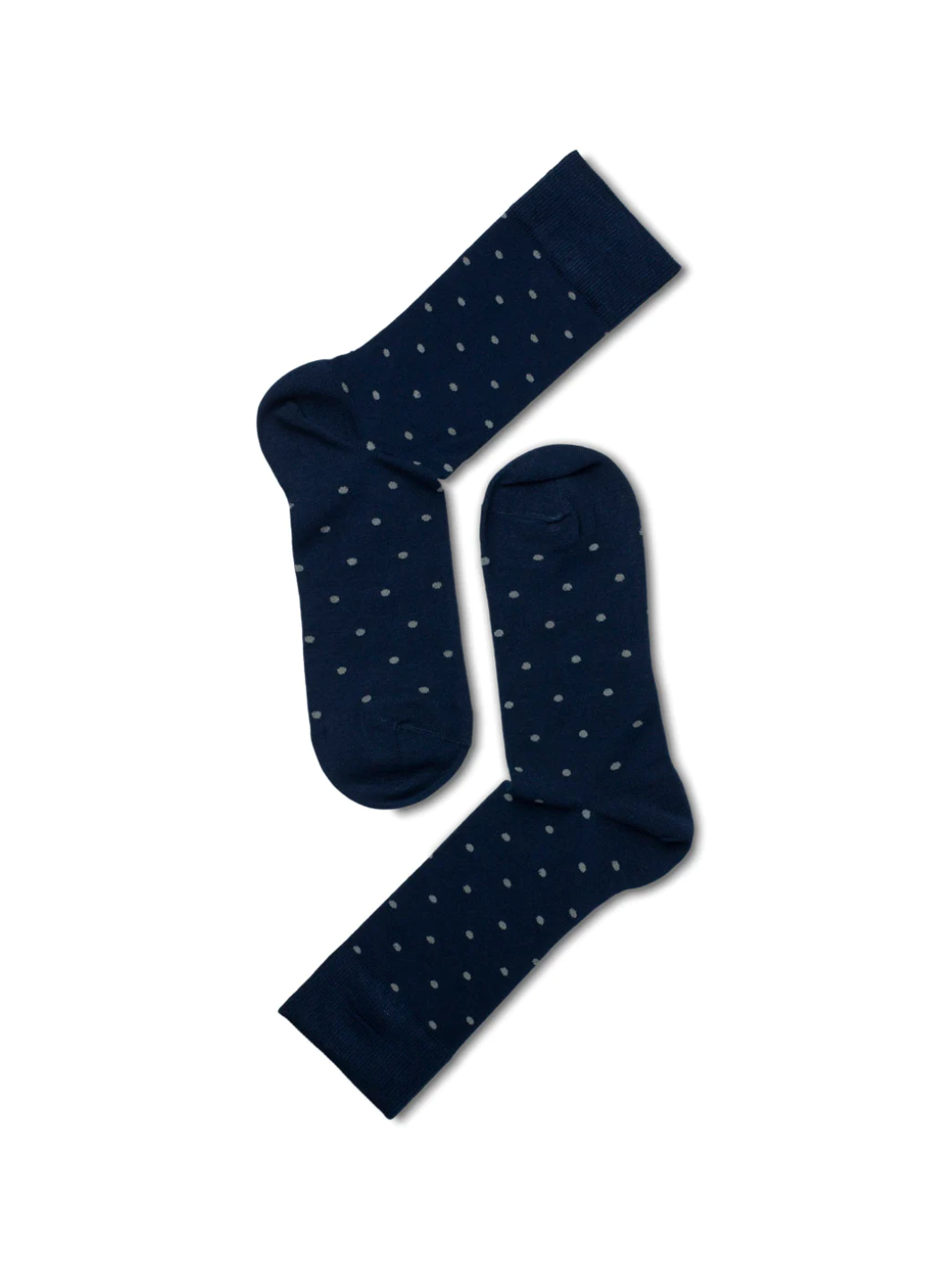 Prickig Mörkblå Note Bamboo Sock