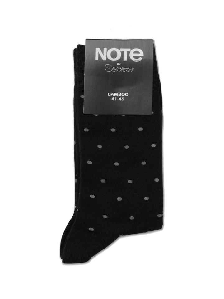 Prickig Black Note Bamboo Sock