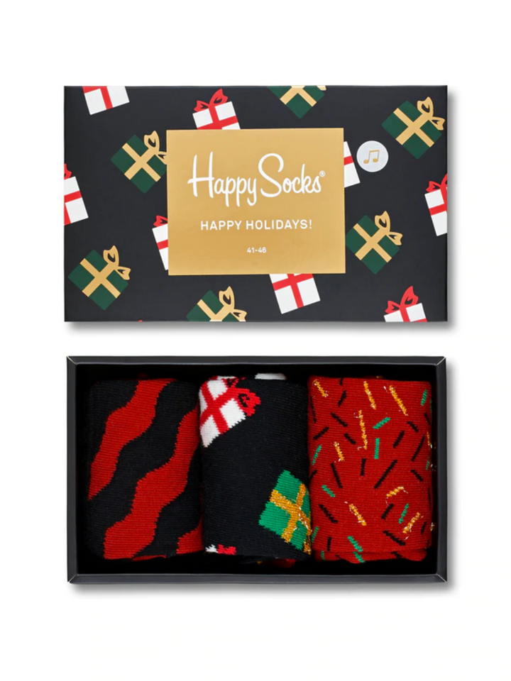 3-pack Happy Socks julklappsförpackning