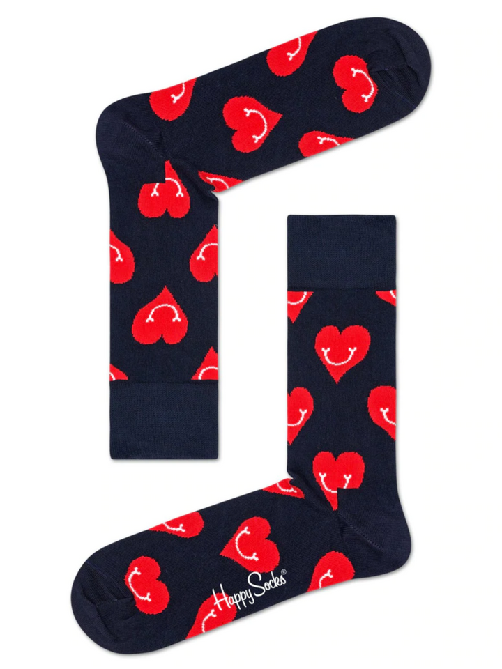 Blå Happy Socks 4-pack nautisk presentförpackning för honom och henne