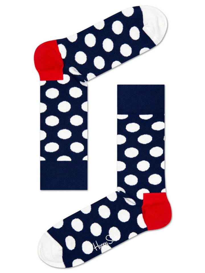 4-pack prickade Happy Socks presentask för honom