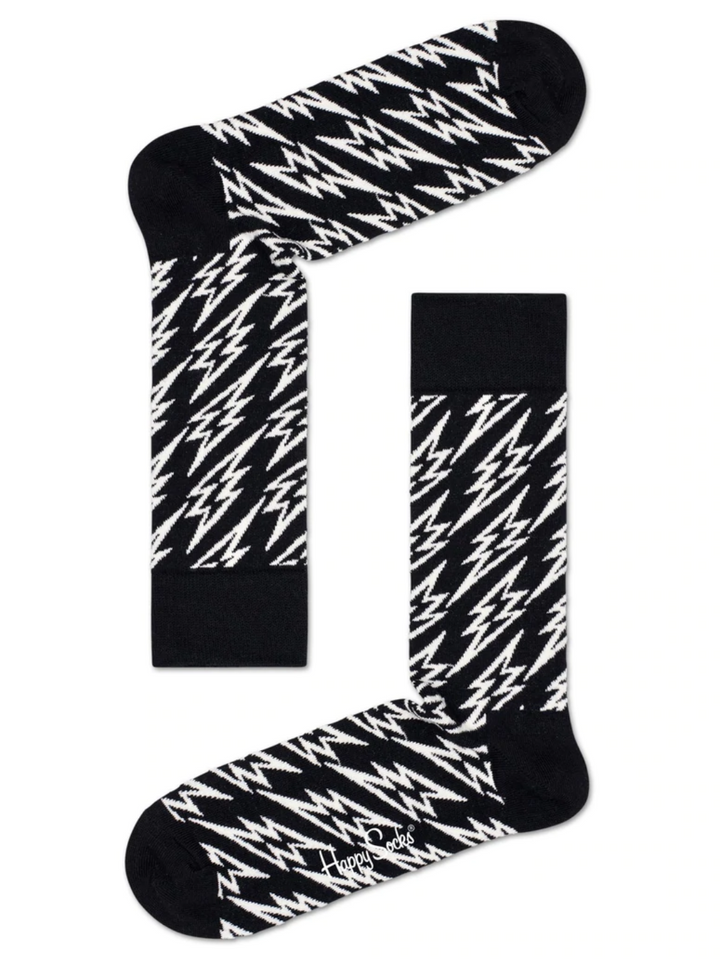 Svart och vit Happy Socks presentförpackning för honom