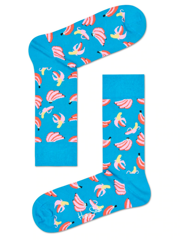 4-pack Happy Socks presentförpackning med fruktmotiv