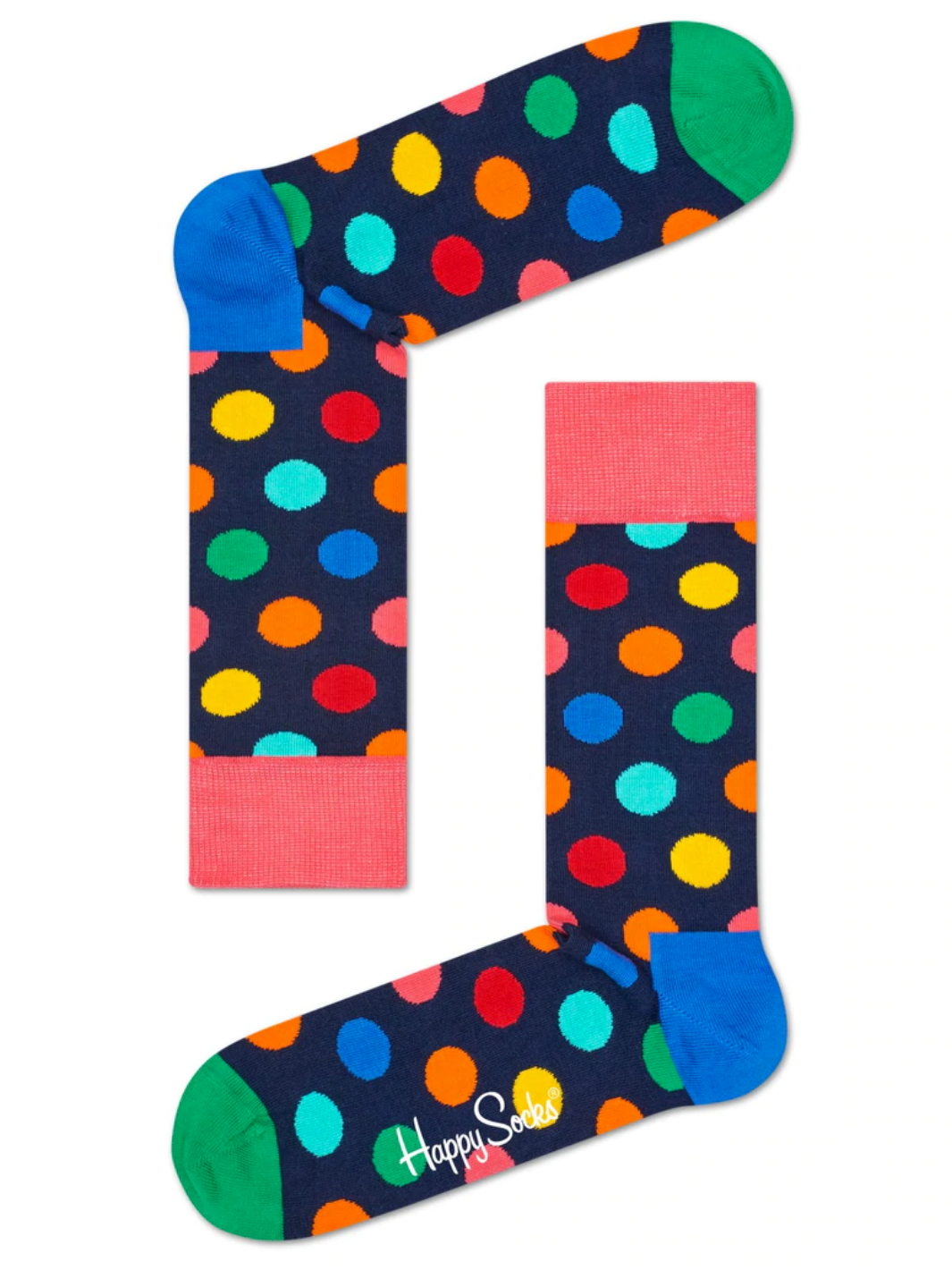 4-pack prickade Happy Socks presentask för honom