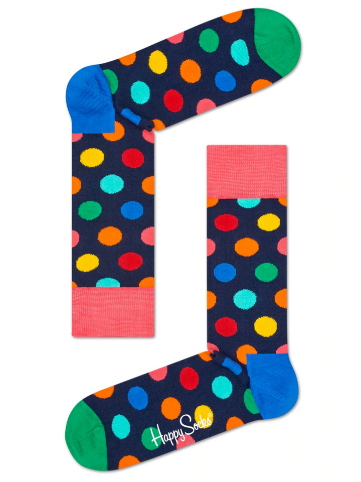 4-pack prickade Happy Socks presentask för honom