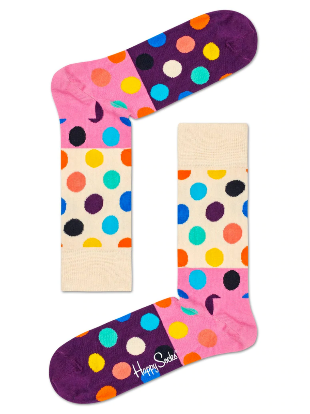 4-pack prickade Happy Socks presentask för honom