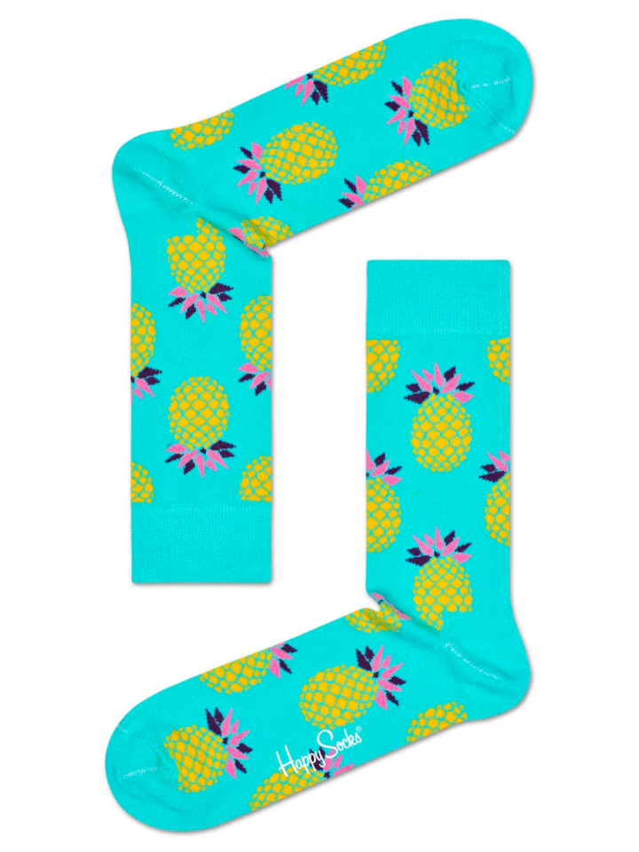 4-pack Happy Socks presentförpackning med fruktmotiv