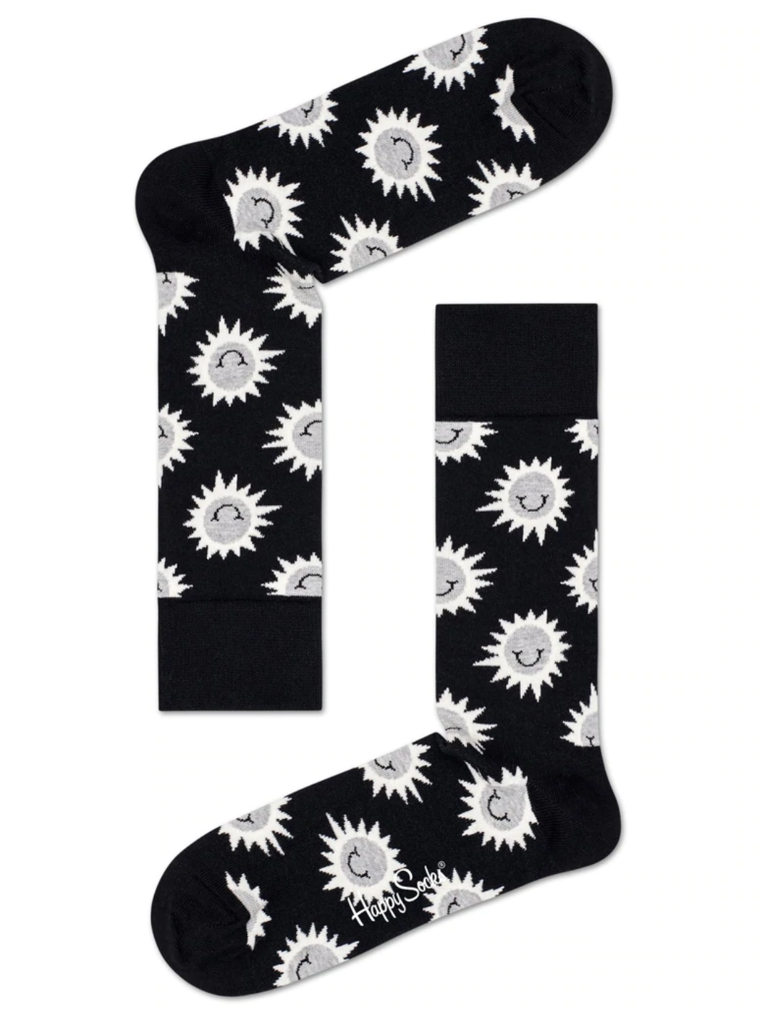 Svart och vit Happy Socks presentförpackning för honom