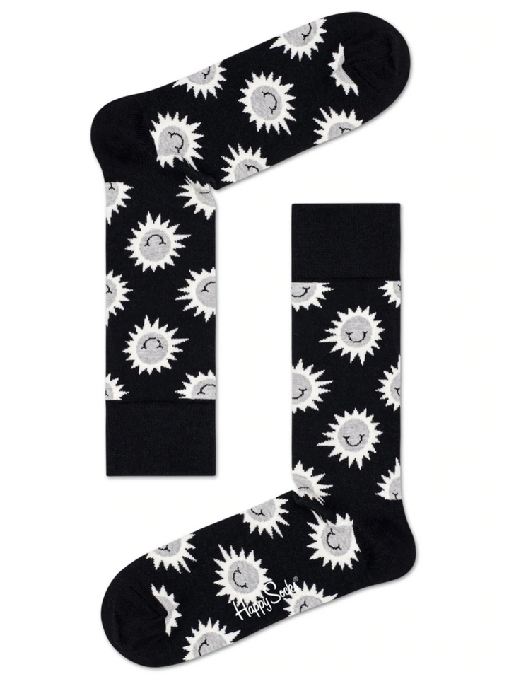 Svart och vit Happy Socks presentförpackning för honom