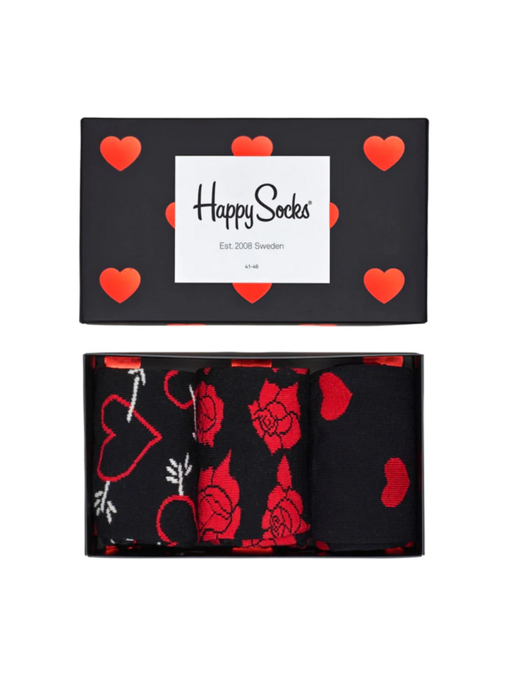3-pack Happy Socks Valentines presentförpackning