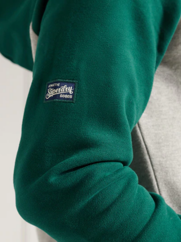 Grön/grå Superdry Luvtröja män
