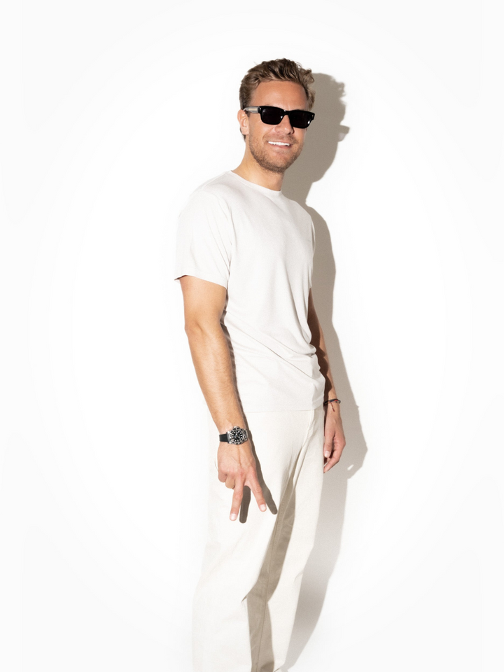 Sand Palapse Lyocell T-shirt män