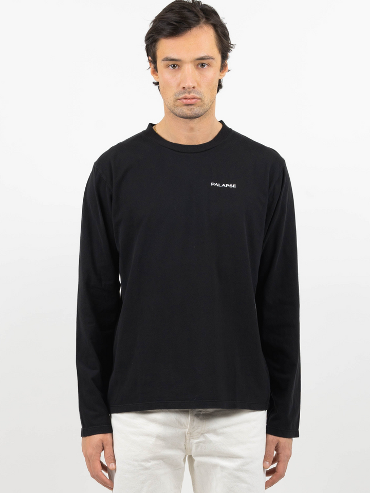 Svart långärmad Palapse T-shirt Män i normal passform