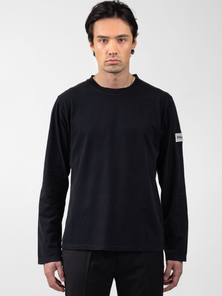 Svart långärmad Palapse Talent T-shirt för män
