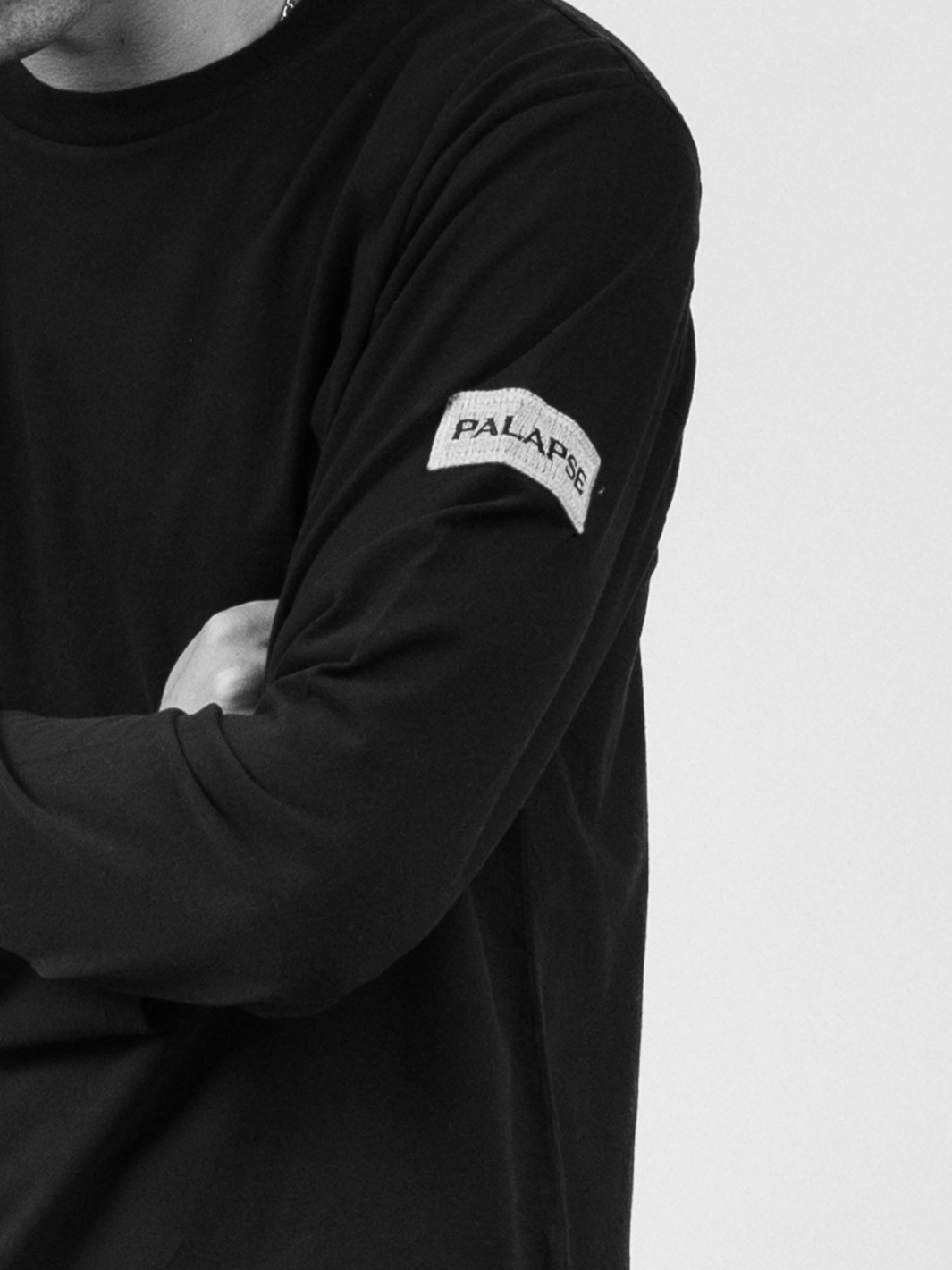 Svart långärmad Palapse Talent T-shirt för män