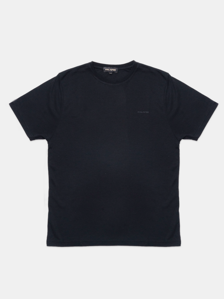 Svart Palapse Lyocell T-shirt herr