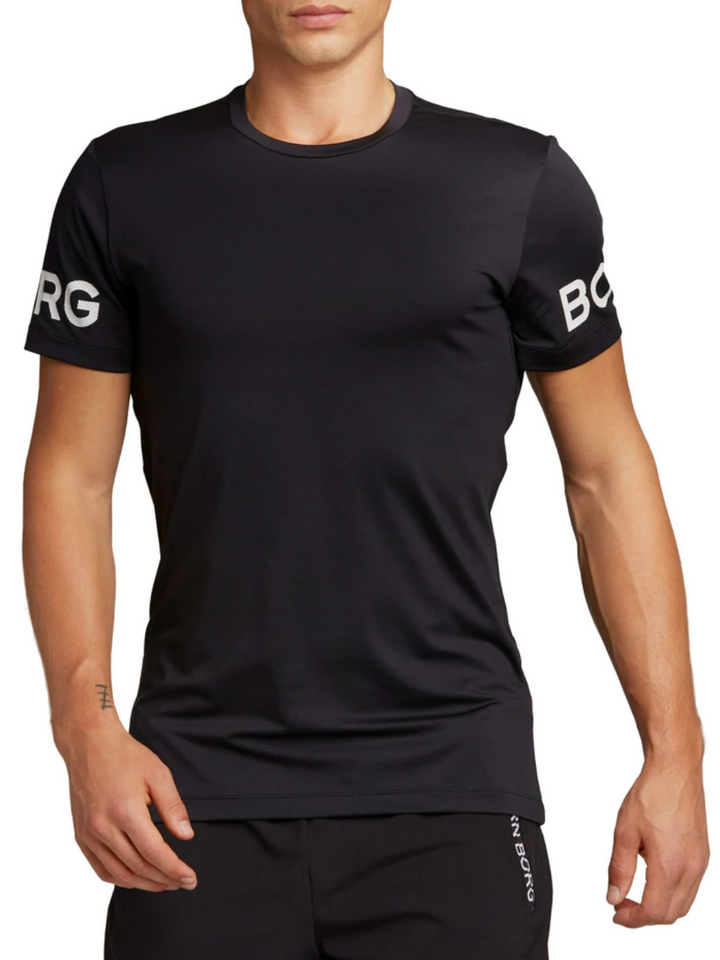 Svart Björn Borg Performance T-shirt