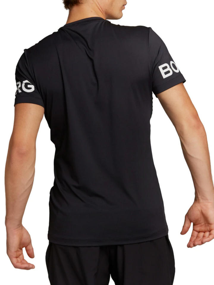 Svart Björn Borg Performance T-shirt