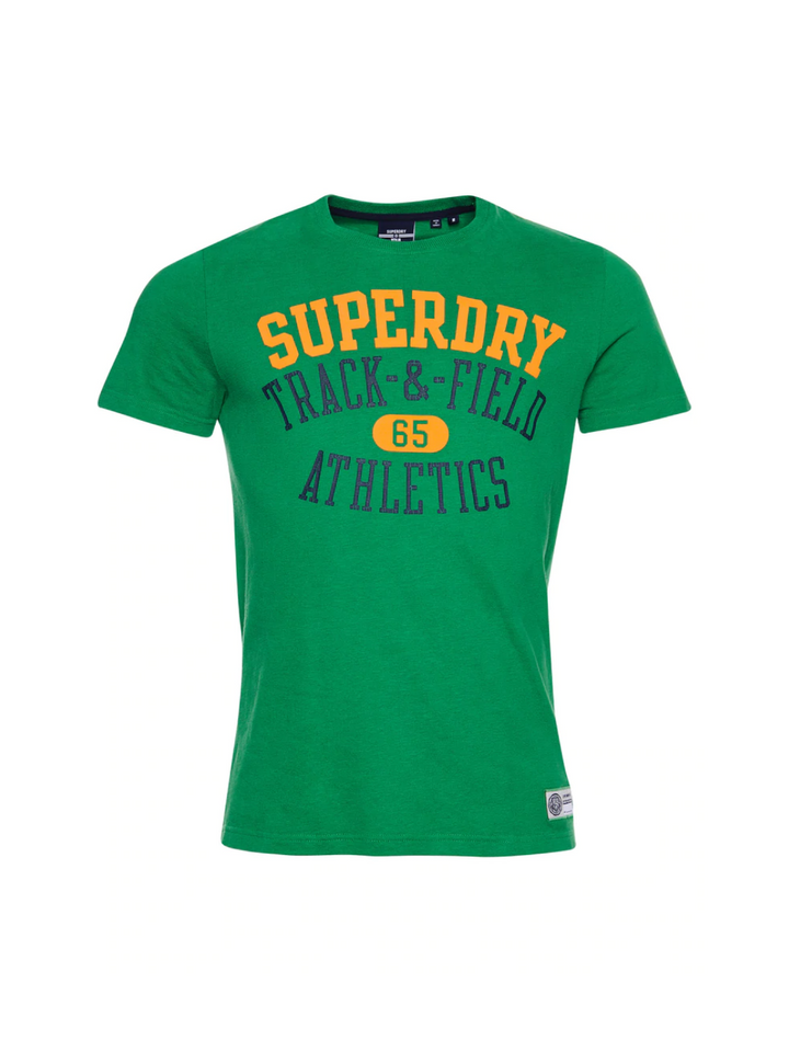 Grön Superdry friidrotts-T-shirt