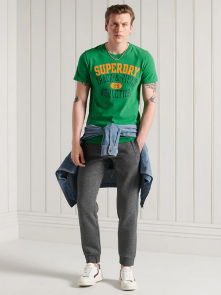 Grön Superdry friidrotts-T-shirt