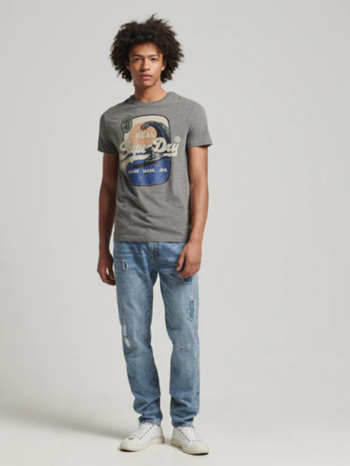 Vintage grå Superdry T-shirt