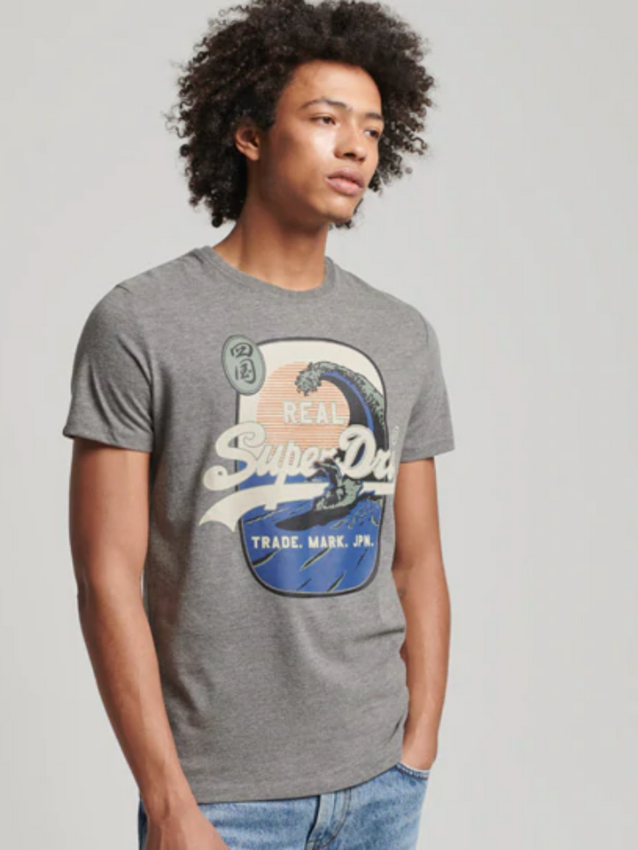 Vintage grå Superdry T-shirt