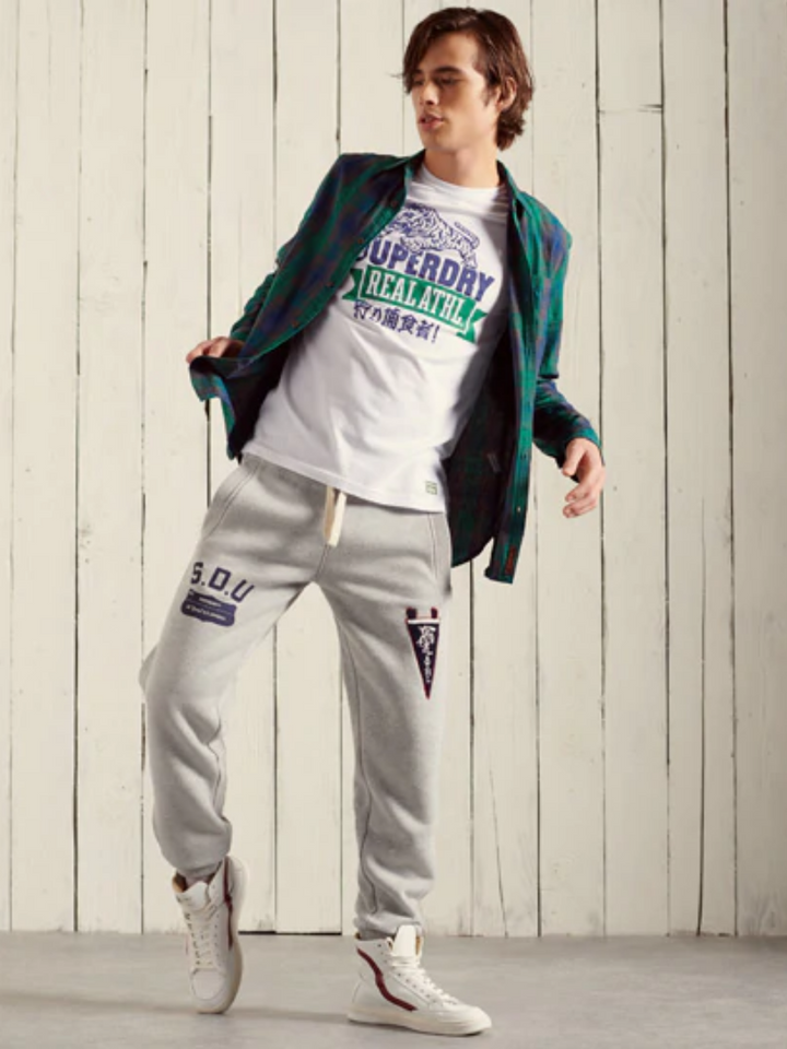 Grön rutig Superdry Workwear-skjorta