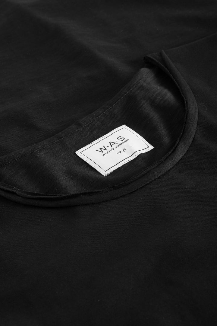 Svart WAS Vegas T-shirt i Raw Look