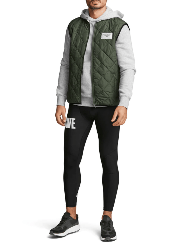 Armygrøn Björn Borg Padded Vest M Björn Borg