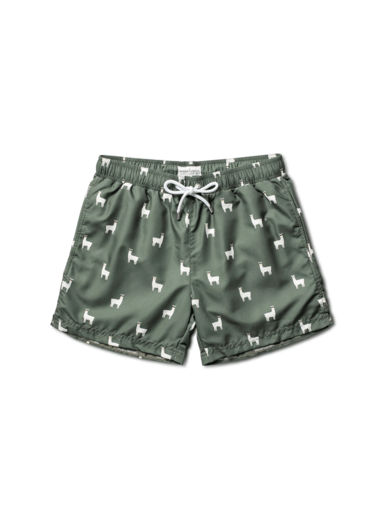 Armygrøn Panos Emporio Classic Lama Herre Badeshorts M Panos Emporio
